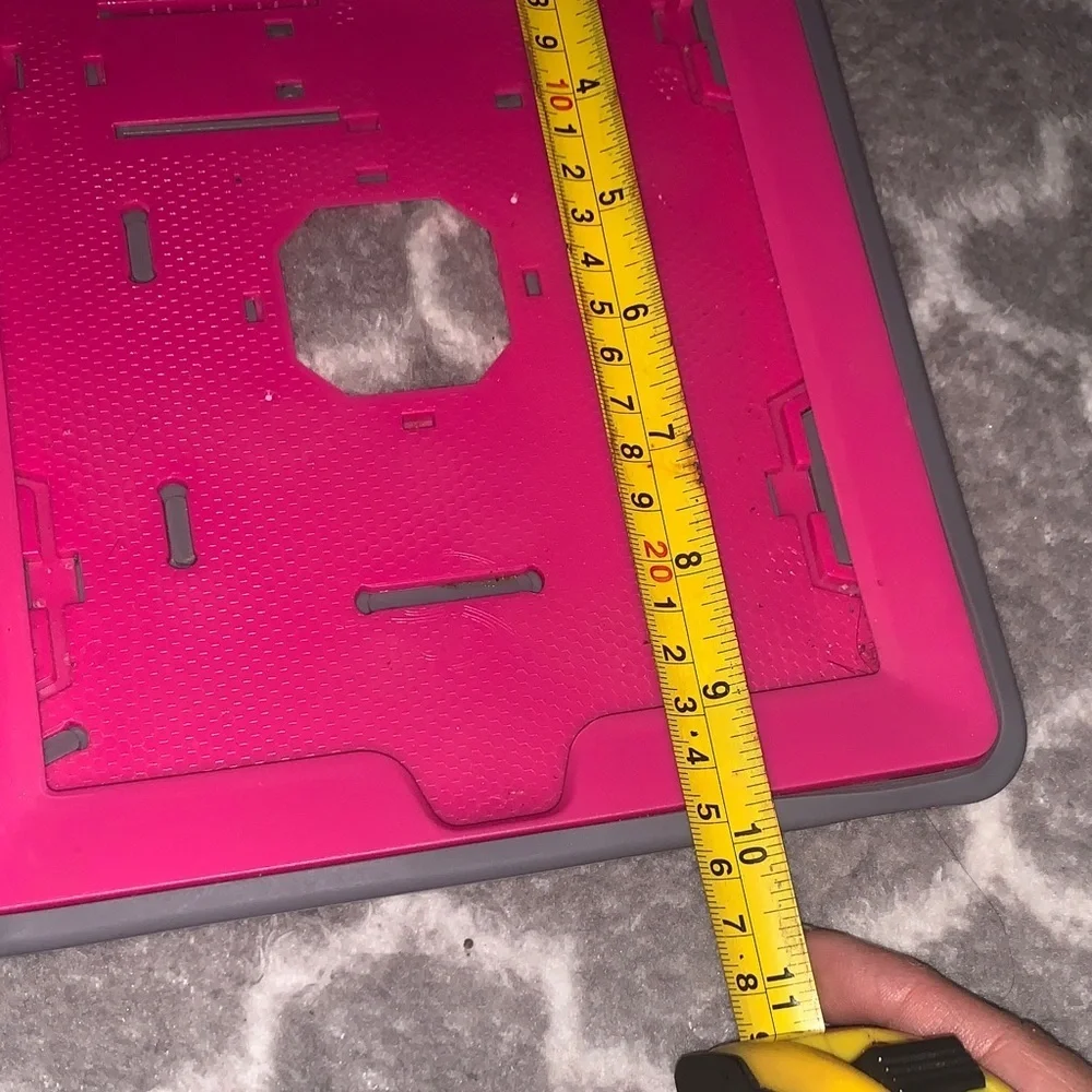 Pink and Gray Tablet Case